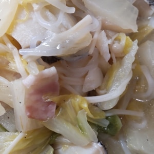 白菜と鱈のおかず鍋